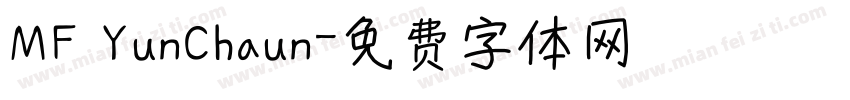 MF YunChaun字体转换